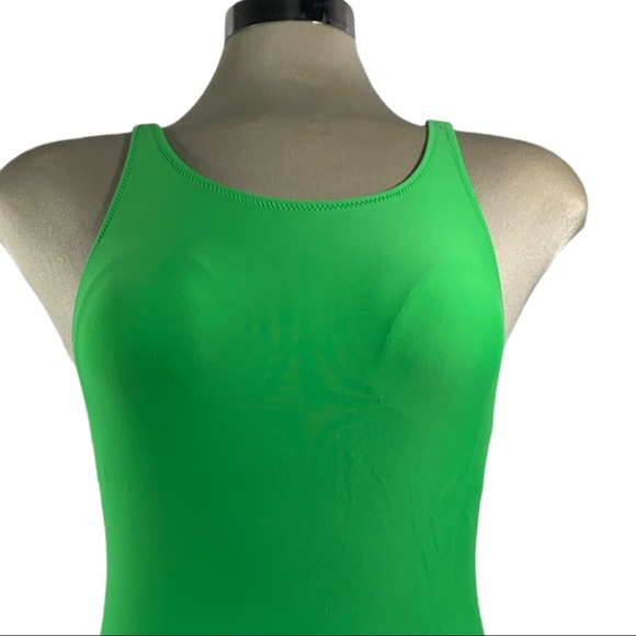DKR & CO. Green One Piece Swimming Suite Size 8 - Picture 4 of 10